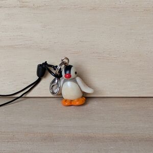 Pinga Penguin Keychain with Orange Feet, Bag Charm